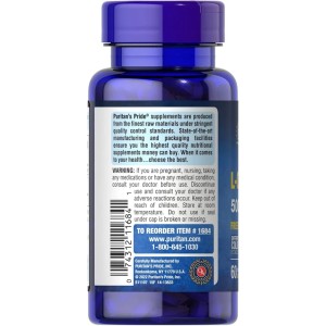 کپسول ال کارنیتین Puritan Pride L–Carnitine پوریتان پراید (60 عددی)