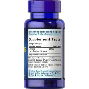 کپسول ال کارنیتین Puritan Pride L–Carnitine پوریتان پراید (60 عددی)