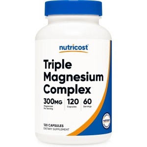 کپسول منیزیم کمپلکس نوتریکاست Triple Magnesium Complex (di-magnesium malate bisglycinate citrate) (120 عددی)