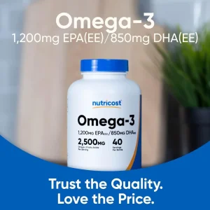 سافت ژل امگا 3 نیوتریکاست Nutricost Omega 3 (120 عددی)