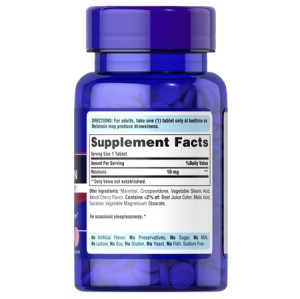 قرص جذب سریع ملاتونین Puritan Pride Melatonin 10mg پوریتان پراید (90 عددی)