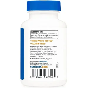 کپسول ویتامین Nutricost Benfotiamine 300mg (90 عددی)