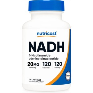 کپسول افزایش انرژی نیوتریکاست Nutricost NADH 20mg (90 عددی)