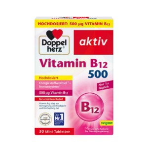 قرص ویتامین اکتیو  Aktiv B12 500mcg (40 عددی)