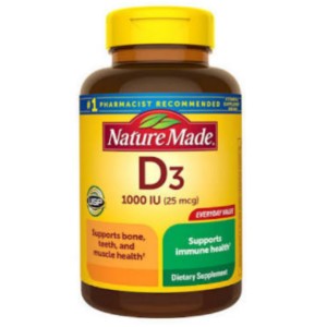 سافت ژل ویتامین D3 1000iu نیچرمید NatureMade (210 عددی)