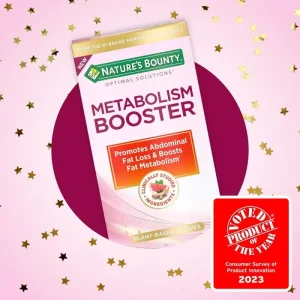 کپسول لاغری گیاهی متابولیسم بوستر Nature's Bounty Metabolism Booster نیچرز بونتی (30 عددی)