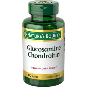 کپسول تقویت مفاصل گلوکوزامین کندرویتین Nature's Bounty Glucosamine Chondroitin نیچرز بونتی (110 عددی)