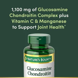 کپسول تقویت مفاصل گلوکوزامین کندرویتین Nature's Bounty Glucosamine Chondroitin نیچرز بونتی (110 عددی)