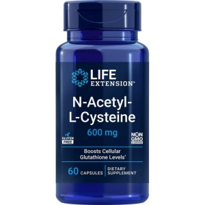کپسول استیل ال سیستین لایف اکستنشن Life Extension N-Acetyl-L-Cysteine NAC 600mg (60 عددی)