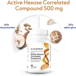 کپسول تقویت سیستم ایمنی بدن Dr Nutrition AHCC 500mg (90 عددی)