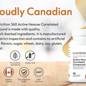 کپسول تقویت سیستم ایمنی بدن Dr Nutrition AHCC 500mg (90 عددی)