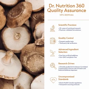 کپسول تقویت سیستم ایمنی بدن Dr Nutrition AHCC 500mg (90 عددی)