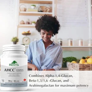 کپسول تقویت سیستم ایمنی بدن Provita AHCC 700mg (60 عددی)