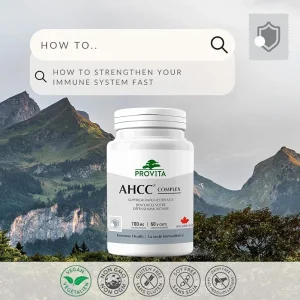 کپسول تقویت سیستم ایمنی بدن Provita AHCC 700mg (60 عددی)