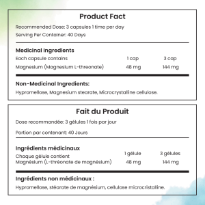 کپسول منیزیم ال-ترئونات Live 5am Magnesium L-Threonate 144mg (120 عددی)