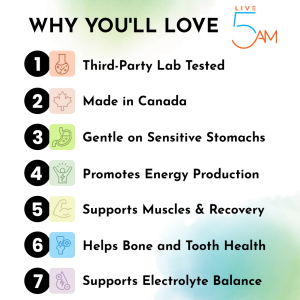 کپسول منیزیم ال-ترئونات Live 5am Magnesium L-Threonate 144mg (120 عددی)