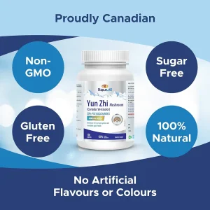 کپسول تقویت سیستم ایمنی بدن قارچ یان جی MapleLife Yun Zhi Mushroom 400mg (100 عددی)