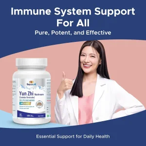 کپسول تقویت سیستم ایمنی بدن قارچ یان جی MapleLife Yun Zhi Mushroom 400mg (100 عددی)