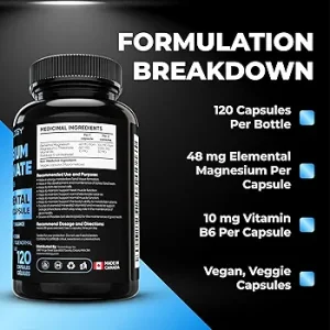 کپسول منیزیم ال-ترئونات Nutratology Magnesium L-Threonate + B6 (120 عددی)