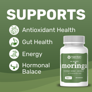 کپسول برگ مورینگا Nanton Moringa Oleifera 450mg (120 عددی)