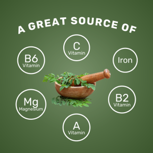 کپسول برگ مورینگا Nanton Moringa Oleifera 450mg (120 عددی)