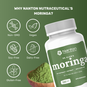 کپسول برگ مورینگا Nanton Moringa Oleifera 450mg (120 عددی)