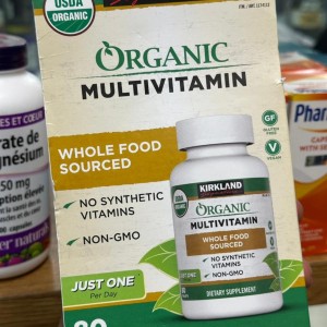 قرص مولتی ویتامین ارگانیک کرکلند Kirkland Organic Multivitamin (80 عددی)