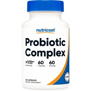 کپسول پروبیوتیک 1 میلیارد Nutricost Probiotic Complex 1 Billion (60 عددی)