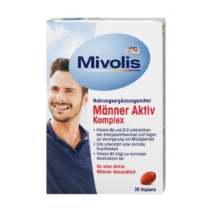 کپسول کمپلکس اکتیو آقایان میولیس Mivolis Men's Active Complex Capsules (30 عددی)