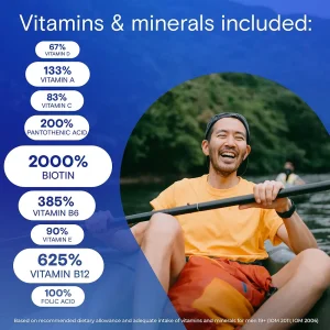 پاستیل مولتی ویتامین آقایان بایر  Bayer Gummies One Day Men's (130 عددی)