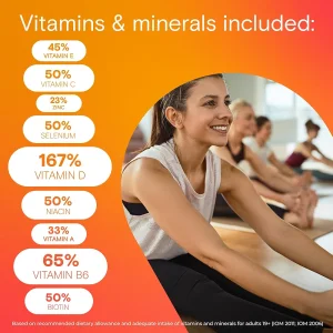پاستیل مولتی ویتامین تقویت ایمنی بدن بایر Bayer One A Day Multi+ Immunity Gummies (120 عددی)