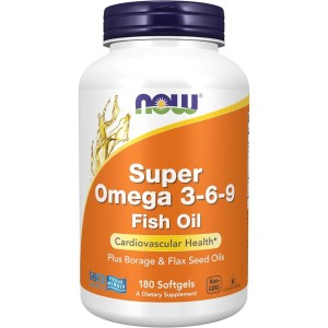 سافت ژل امگا 9 6 3 NOW Foods Super Omega (180 عددی)