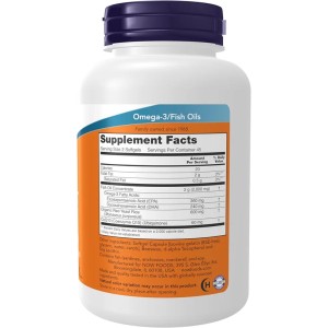سافت ژل امگا 3 همراه با کوآنزیم NOW Foods Red Fish Oil With Q10 (90 عددی)