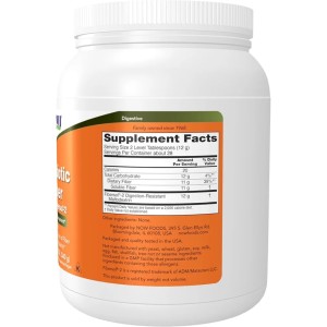 پودر بهبود گوارش پری‌بیوتیک فیبر NOW Foods Prebiotics Fiber (340 گرم)