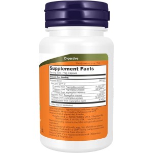 کپسول گیاهی بهبود گوارش گلوتن دایجست NOW Foods Gluten Digest (60 عددی)
