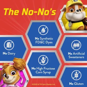 پاستیل مولتی ویتامین کودک سگ های نگهبان L'il Critters Paw Patrol Gummy (190 عددی)