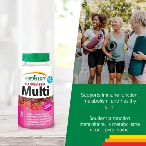 پاستیل مولتی ویتامین بانوان Jamieson Multi Vitamin Gummies جیمیسون (130 عددی)