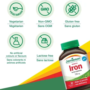 کپسول آهن Jamieson Iron 150mg جیمیسون  (30 عددی)