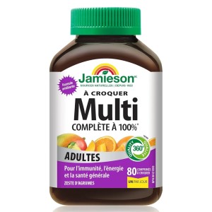 قرص جویدنی مولتی ویتامین بزرگسالان Jamieson Multi Vitamin Adult جیمیسون (80 عددی)