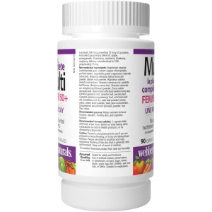 کپسول گیاهی مولتی ویتامین بانوان بالای 50 سال Webber Naturals Women’s +50 Multi Vitamin وبر نچرالز (90 عددی)