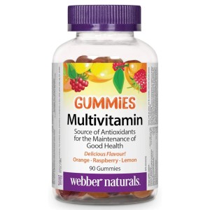 پاستیل مولتی ویتامین Webber Naturals Multi Vitamin Gummies وبر نچرالز (90 عددی)