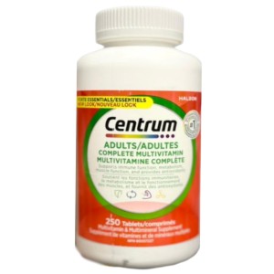 مولتی ویتامین تخصصی بزرگسالان سنتروم Centrum Forte Essentials Adults Complete Multi Vitamin (250 عددی)