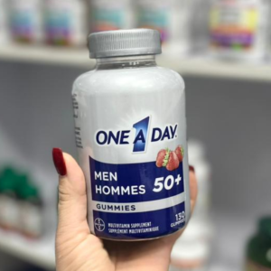 پاستیل مولتی ویتامین آقایان بالای 50 سال بایر Bayer One Day Men Multi Vitamin Gummies (130 عددی)