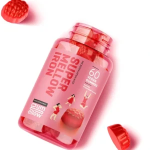 پاستیل آهن گاملو Gumellow Super Mellow Iron 8mg (۶۰عددی)