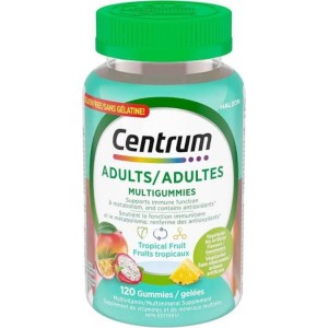پاستیل مولتی ویتامین سنتروم بزرگسال Centrum Adults Multi Vitamin Gummies (120 عددی)