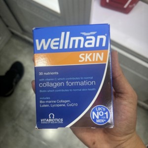 قرص ویتامین پوست ولمن اسکین Vitabiotics Wellman Skin ویتابیوتیکس (30 عددی)