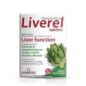 قرص پاکسازی کبد لیورل Vitabiotics Liverel Function ویتابیوتیکس (60 عددی)