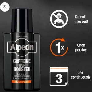 محلول تونیک تقویت موی کافیین Alpecin Coffeine Hair Booster Liquid Tonic آلپسین (200 میل)