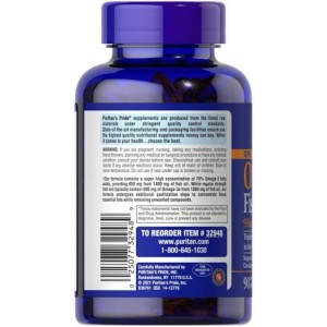 سافت ژل امگا 3 Puritan Pride Fish Oil 1400mg پوریتان پراید (60 عددی)