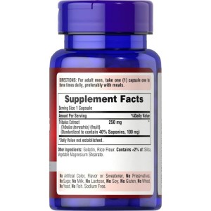 کپسول عصاره تریبولوس Puritan Pride Tribulus Fruit 250mg پوریتان پراید (90 عددی)